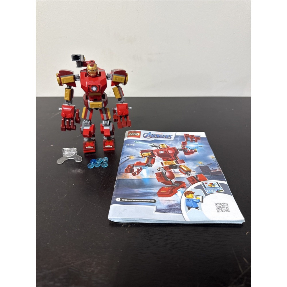 LEGO Marvel Avengers Iron Man Mech 76140 w/ Mini  Figure Built Parts !!!